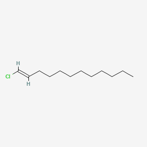 molecular formula C12H23Cl B1618594 Dodecene, 1-chloro- CAS No. 32734-93-3