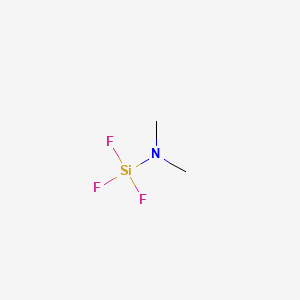 molecular formula C2H6F3NSi B1618605 Silanamine, 1,1,1-trifluoro-N,N-dimethyl- CAS No. 812-14-6