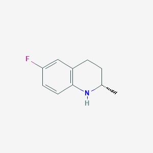 molecular formula C10H12FN B1618631 (2S)-6-fluoro-2-methyl-1,2,3,4-tetrahydroquinoline CAS No. 199186-68-0