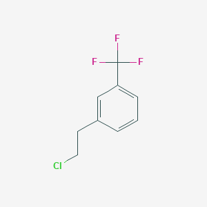 molecular formula C9H8ClF3 B1618640 1-(2-氯乙基)-3-(三氟甲基)苯 CAS No. 402-35-7
