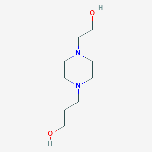 molecular formula C9H20N2O2 B1618643 3-[4-(2-Hydroxyethyl)piperazin-1-yl]propan-1-ol CAS No. 109792-07-6