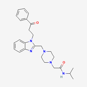 molecular formula C26H33N5O2 B1618644 Nilprazole CAS No. 60662-19-3