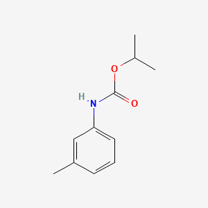molecular formula C11H15NO2 B1618649 Isopropyl m-tolylcarbamate CAS No. 2610-63-1
