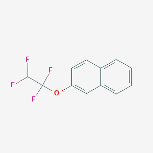 molecular formula C12H8F4O B1618651 2-(1,1,2,2-Tetrafluoroethoxy)naphthalene CAS No. 2796-08-9