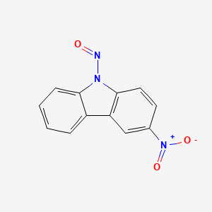 3-Nitro-9-nitrosocarbazole