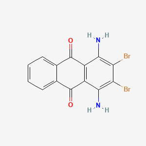 molecular formula C14H8Br2N2O2 B1618691 1,4-Diamino-2,3-dibromoanthraquinone CAS No. 6409-15-0