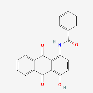 Benzamide, N-(9,10-dihydro-4-hydroxy-9,10-dioxo-1-anthracenyl)-