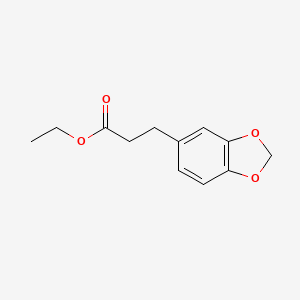 molecular formula C12H14O4 B1618695 Ethyl 1,3-benzodioxole-5-propionate CAS No. 7116-48-5