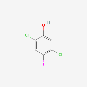 molecular formula C6H3Cl2IO B1618697 2,5-Dichloro-4-iodophenol CAS No. 7587-15-7