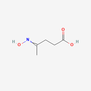 molecular formula C5H9NO3 B1618698 4-Hydroxyiminopentanoic acid CAS No. 6945-36-4