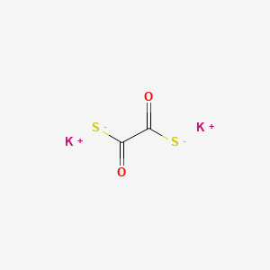 molecular formula C2K2O2S2 B1618701 Ethanebis(thioic) acid, potassium salt (1:2) CAS No. 20267-56-5