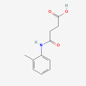 molecular formula C11H13NO3 B1618705 4-[(2-Methylphenyl)amino]-4-oxobutanoic acid CAS No. 37600-45-6