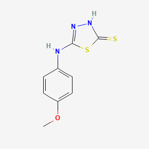5-(4-Methoxy-phenylamino)-[1,3,4]thiadiazole-2-thiol