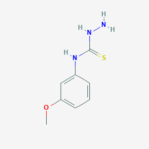 B1618713 n-(3-Methoxyphenyl)hydrazinecarbothioamide CAS No. 42135-73-9