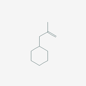 molecular formula C10H18 B1618716 3-Cyclohexyl-2-methyl-1-propene CAS No. 3990-93-0