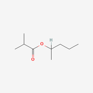 Propanoic acid, 2-methyl-, 1-methylbutyl ester