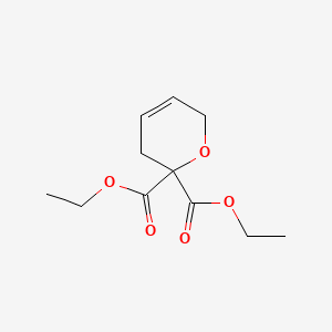 molecular formula C11H16O5 B1618725 Diethyl 3,6-dihydro-2H-pyran-2,2-dicarboxylate CAS No. 24588-58-7