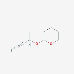 molecular formula C9H14O2 B1618726 3-[2-Tetrahydropyranyloxy]-1-butyne CAS No. 57188-99-5