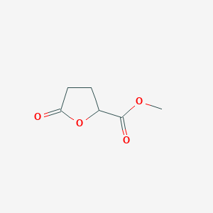 molecular formula C6H8O4 B1618727 Methyl 5-oxotetrahydrofuran-2-carboxylate CAS No. 3885-29-8