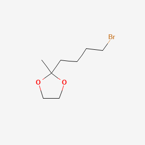 2-(4-Bromobutyl)-2-methyl-1,3-dioxolane