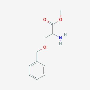 molecular formula C11H15NO3 B1618729 Methyl 2-amino-3-(benzyloxy)propanoate CAS No. 55895-87-9