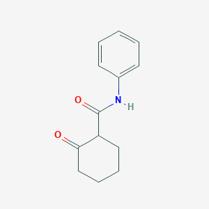 molecular formula C13H15NO2 B1618732 2-Oxo-N-phenylcyclohexanecarboxamide CAS No. 51089-06-6