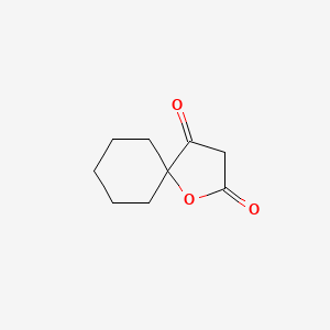 molecular formula C9H12O3 B1618733 1-Oxaspiro[4.5]decane-2,4-dione CAS No. 22884-78-2