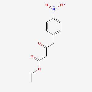 molecular formula C12H13NO5 B1618737 Ethyl 4-(4-nitrophenyl)-3-oxobutanoate CAS No. 62088-12-4
