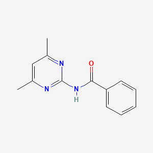 molecular formula C13H13N3O B1618742 N-(4,6-dimethylpyrimidin-2-yl)benzamide CAS No. 53456-48-7