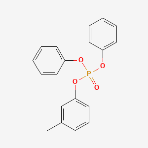 molecular formula C19H17O4P B1618755 Phosphoric acid, 3-methylphenyl diphenyl ester CAS No. 69500-28-3