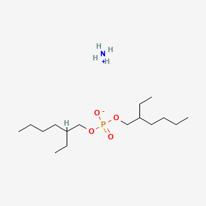 molecular formula C16H38NO4P B1618761 Ammonium bis(2-ethylhexyl) phosphate CAS No. 4971-47-5