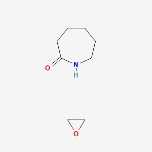 molecular formula C8H15NO2 B1618763 2H-Azepin-2-one, hexahydro-, polymer with oxirane CAS No. 26569-63-1