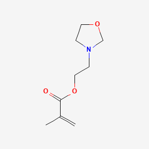 molecular formula C9H15NO3 B1618764 2-(3-Oxazolidinyl)ethyl methacrylate CAS No. 46235-93-2