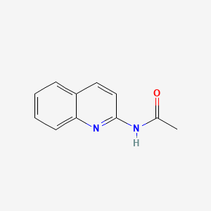 molecular formula C11H10N2O B1618765 2-乙酰氨基喹啉 CAS No. 50502-17-5