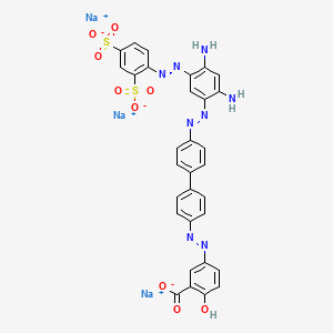 molecular formula C31H21N8Na3O9S2 B1618769 DIRECT BROWN 79 CAS No. 6483-77-8