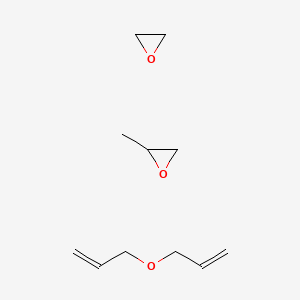 molecular formula C11H20O3 B1618770 Oxirane, methyl-, polymer with oxirane, mono-2-propenyl ether CAS No. 9041-33-2