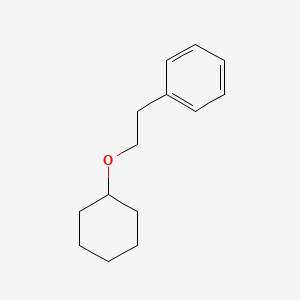 molecular formula C14H20O B1618771 Benzene, [2-(cyclohexyloxy)ethyl]- CAS No. 80858-47-5