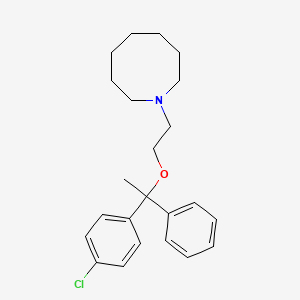 molecular formula C23H30ClNO B1618772 奥克他斯汀 CAS No. 59767-12-3