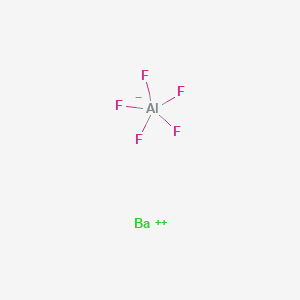 molecular formula AlBaF5 B1618775 Aluminate(2-), pentafluoro-, barium (1:1) CAS No. 25165-45-1