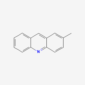 molecular formula C14H11N B1618800 2-Methylacridine CAS No. 613-15-0