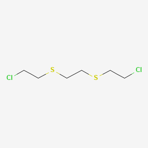 molecular formula C6H12Cl2S2 B1618809 Sesquimustard CAS No. 3563-36-8