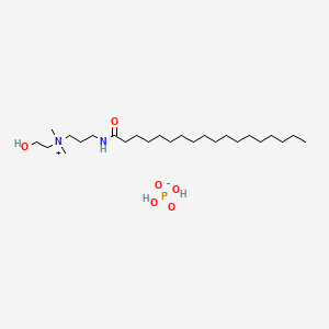 molecular formula C25H55N2O6P B1618811 2-Hydroxyethyldimethyl-3-stearamidopropylammonium phosphate CAS No. 3758-54-1