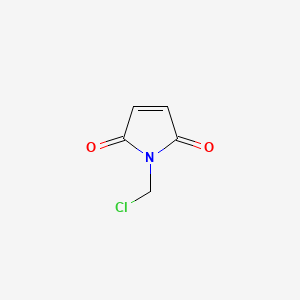 molecular formula C5H4ClNO2 B1618822 Maleimide, N-chloromethyl- CAS No. 7685-96-3