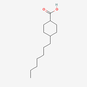 molecular formula C14H26O2 B1618833 4-庚基环己烷甲酸 CAS No. 38792-94-8