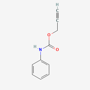 molecular formula C10H9NO2 B1618841 Propynyl N-phenylcarbamate CAS No. 5416-67-1