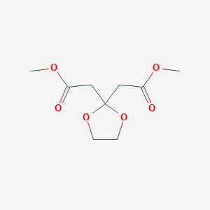 Dimethyl 2,2'-(1,3-dioxolane-2,2-diyl)diacetate