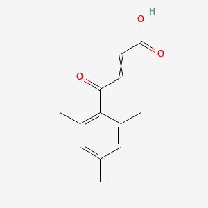 molecular formula C13H14O3 B1618866 4-Oxo-4-(2,4,6-trimethylphenyl)but-2-enoic acid CAS No. 6313-01-5