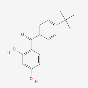 molecular formula C17H18O3 B1618885 (4-tert-Butylphenyl)(2,4-dihydroxyphenyl)methanone CAS No. 21332-56-9