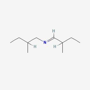 molecular formula C10H21N B1618897 1-Butanamine, 2-methyl-N-(2-methylbutylidene)- CAS No. 54518-97-7