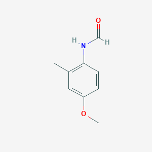 molecular formula C9H11NO2 B1618920 n-(4-Methoxy-2-methylphenyl)formamide CAS No. 7402-54-2
